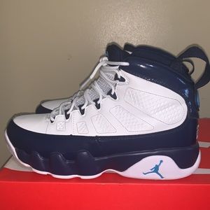Air Jordan 9 Retro ! | Unc white-blue | *Like New Used Gently